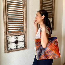 Load image into Gallery viewer, Orange You Bluetiful Bayong Bag