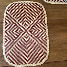 Load image into Gallery viewer, Diamond in the Weave Bamboo Placemats