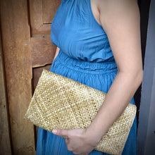 Load image into Gallery viewer, Woven Away Tikog Clutch