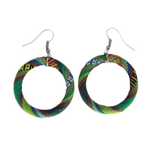 Load image into Gallery viewer, Hoops I Did It Again Yakan Earrings