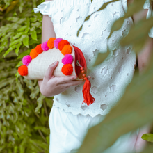 Load image into Gallery viewer, Chika Pom Pom Clutch