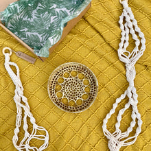 Load image into Gallery viewer, Macrame Plant Holder and Decorative Tray Bundle