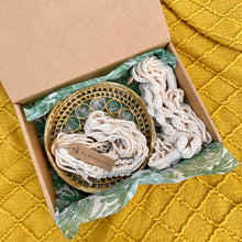 Load image into Gallery viewer, Macrame Plant Holder and Decorative Tray Bundle