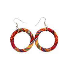 Load image into Gallery viewer, Hoops I Did It Again Yakan Earrings