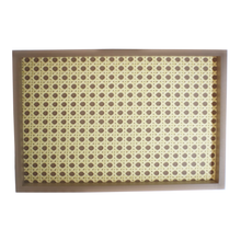 Load image into Gallery viewer, Servin' the Tropics Rattan Tray
