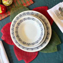 Load image into Gallery viewer, Make a Point Poinsettia Placemat Set