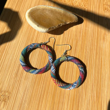 Load image into Gallery viewer, Hoops I Did It Again Yakan Earrings
