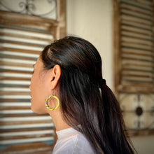 Load image into Gallery viewer, Hoops I Did It Again Yakan Earrings
