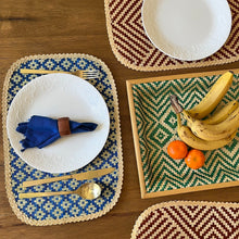 Load image into Gallery viewer, Diamond in the Weave Bamboo Placemats
