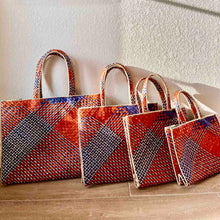 Load image into Gallery viewer, Orange You Bluetiful Bayong Bag
