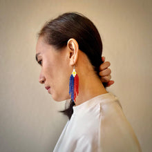 Load image into Gallery viewer, Philippine Flag Bead Earrings
