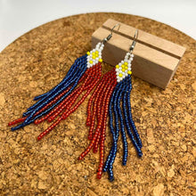 Load image into Gallery viewer, Philippine Flag Bead Earrings
