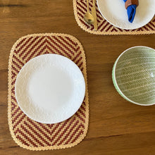 Load image into Gallery viewer, Diamond in the Weave Bamboo Placemats
