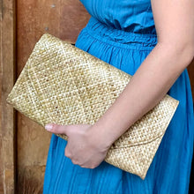 Load image into Gallery viewer, Woven Away Tikog Clutch
