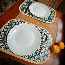 Load image into Gallery viewer, Diamond in the Weave Bamboo Placemats

