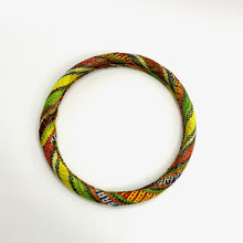 Load image into Gallery viewer, Colorful woven bracelet on a white background
