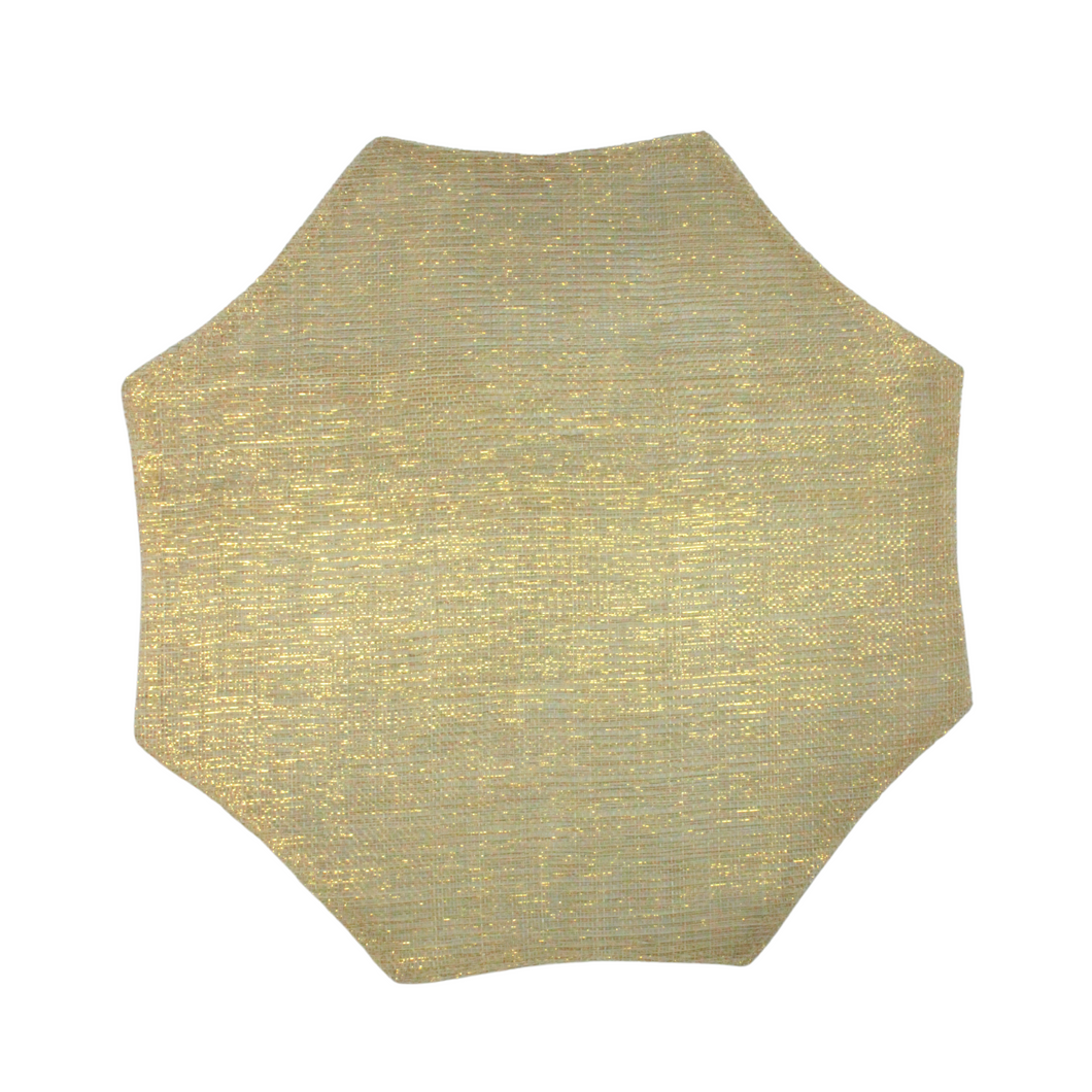 As Good as Gold Octagon Placemat Set