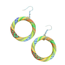 Load image into Gallery viewer, Hoops I Did It Again Yakan Earrings
