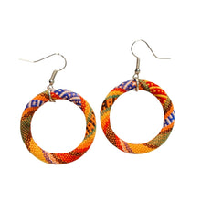 Load image into Gallery viewer, Hoops I Did It Again Yakan Earrings
