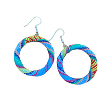 Load image into Gallery viewer, Hoops I Did It Again Yakan Earrings
