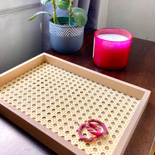Load image into Gallery viewer, Servin&#39; the Tropics Rattan Tray
